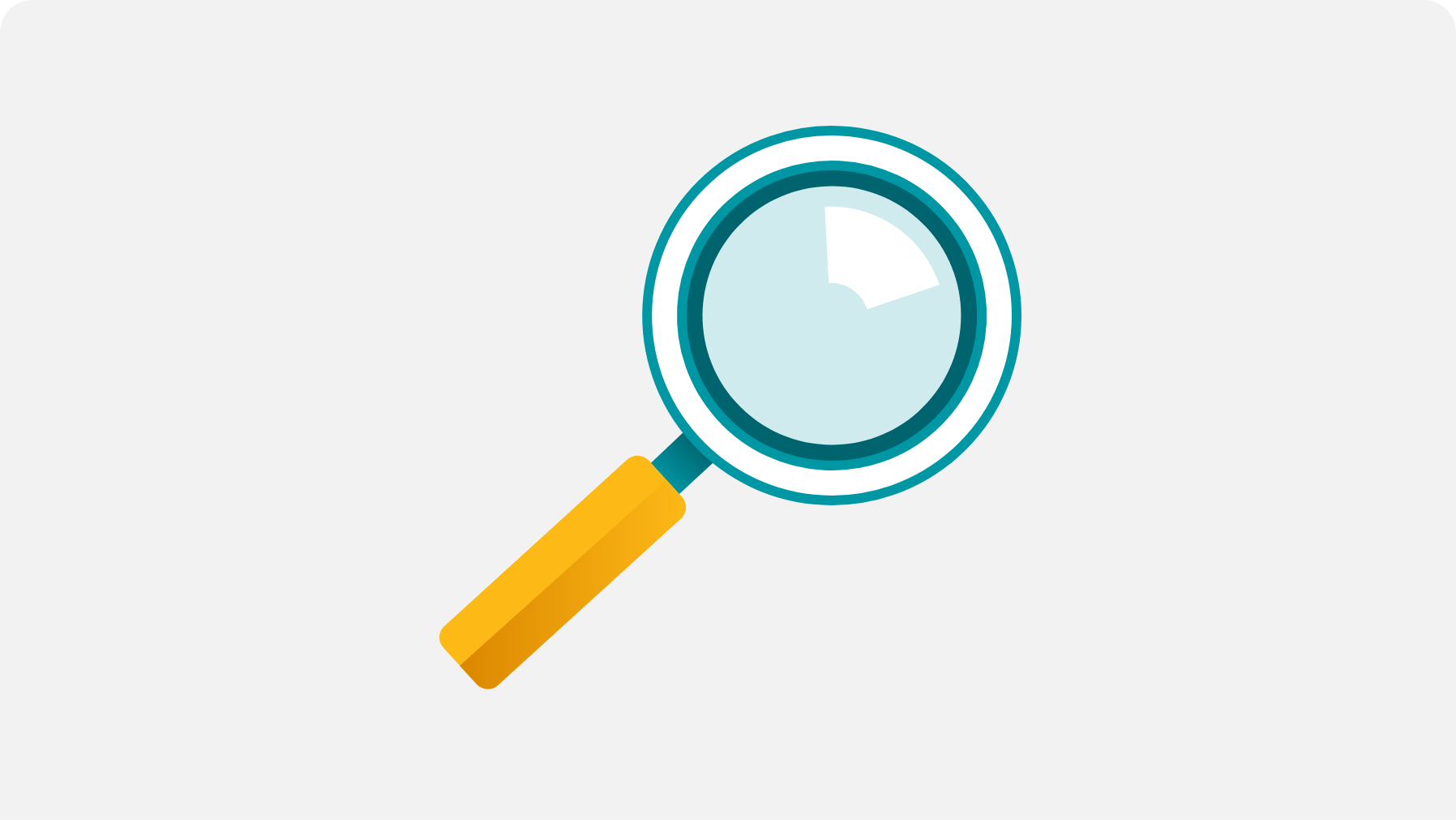 Icon of a magnifying glass.