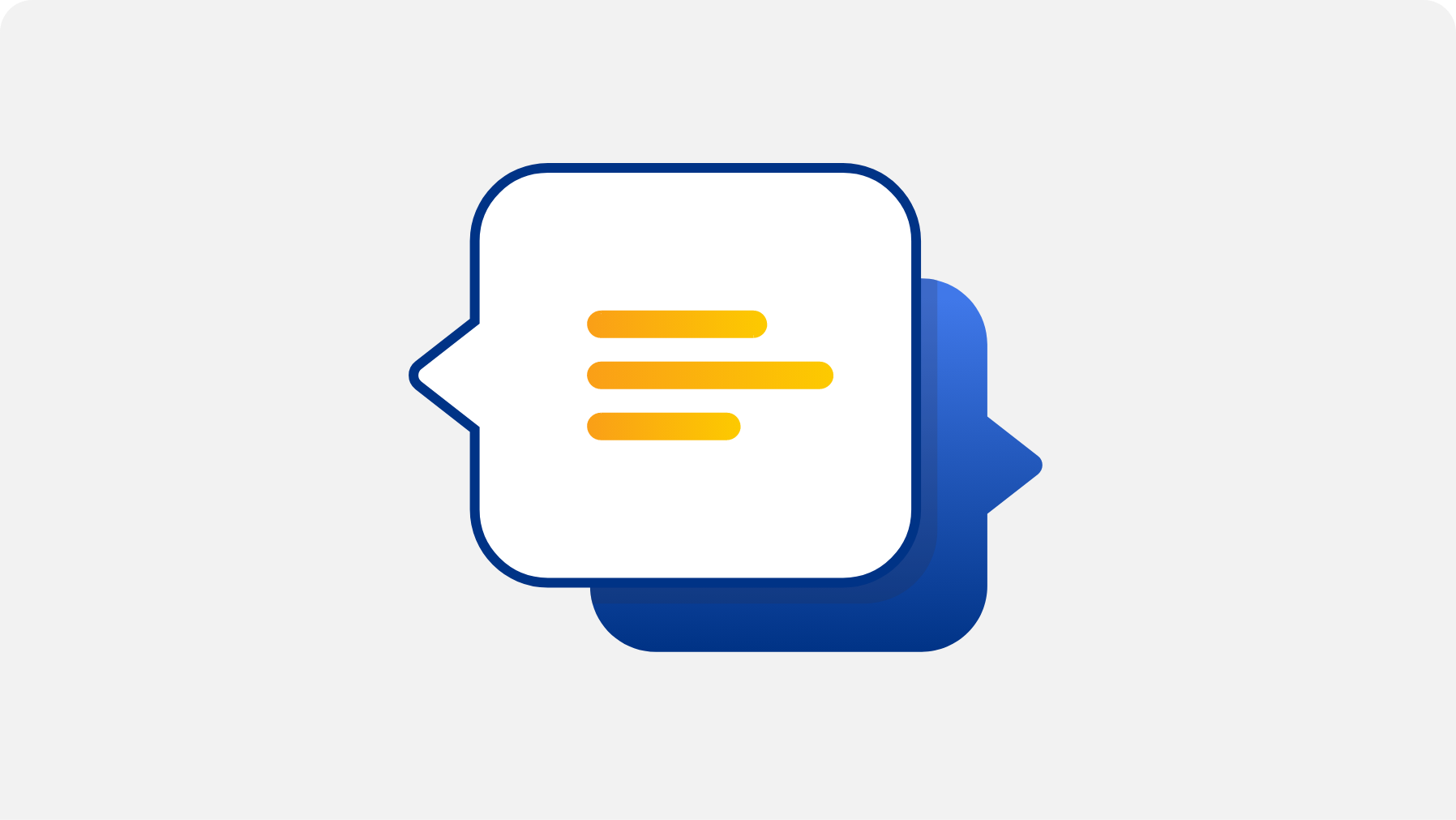Contact us message bubble icon.