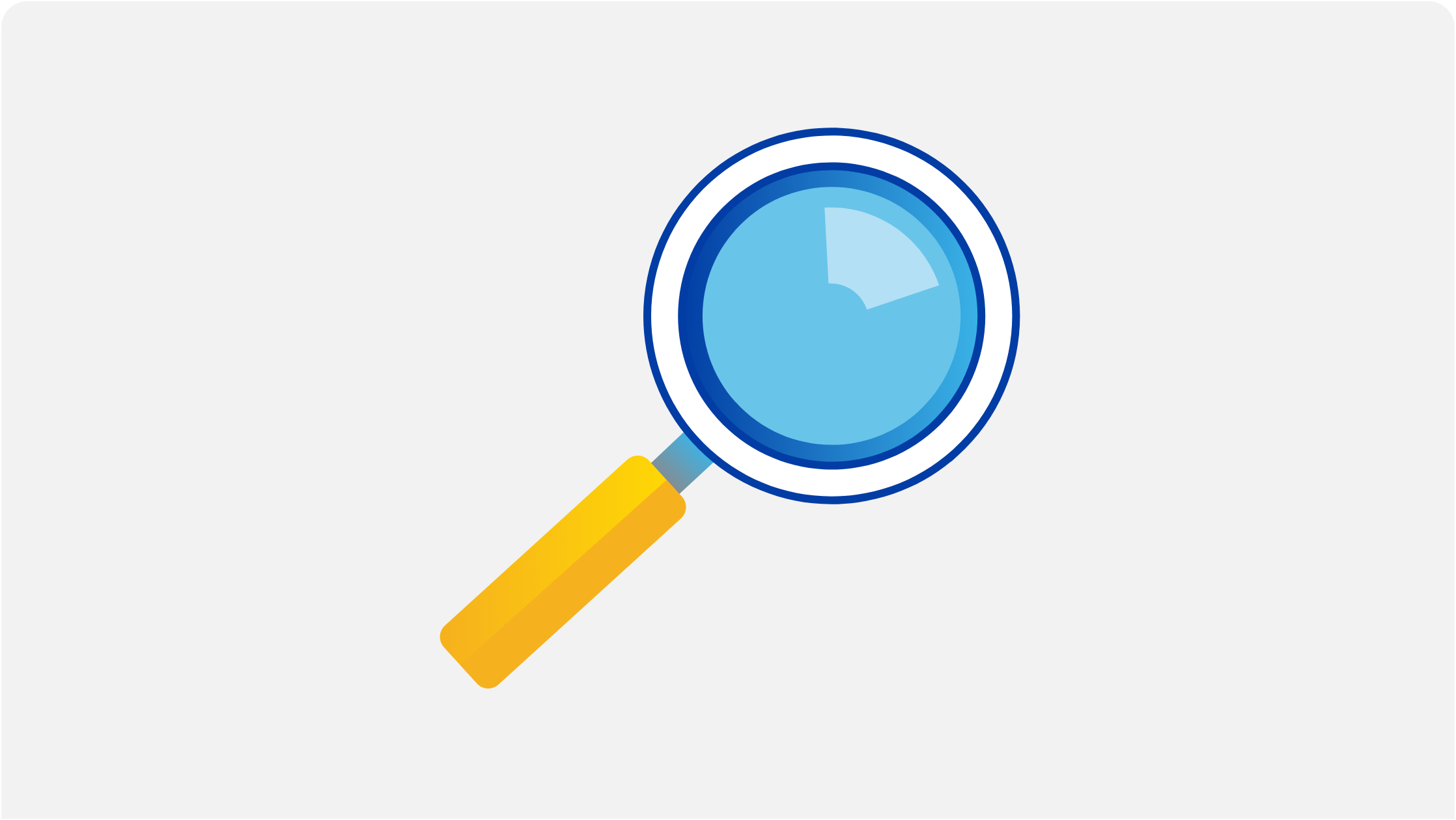 Magnifying glass icon.