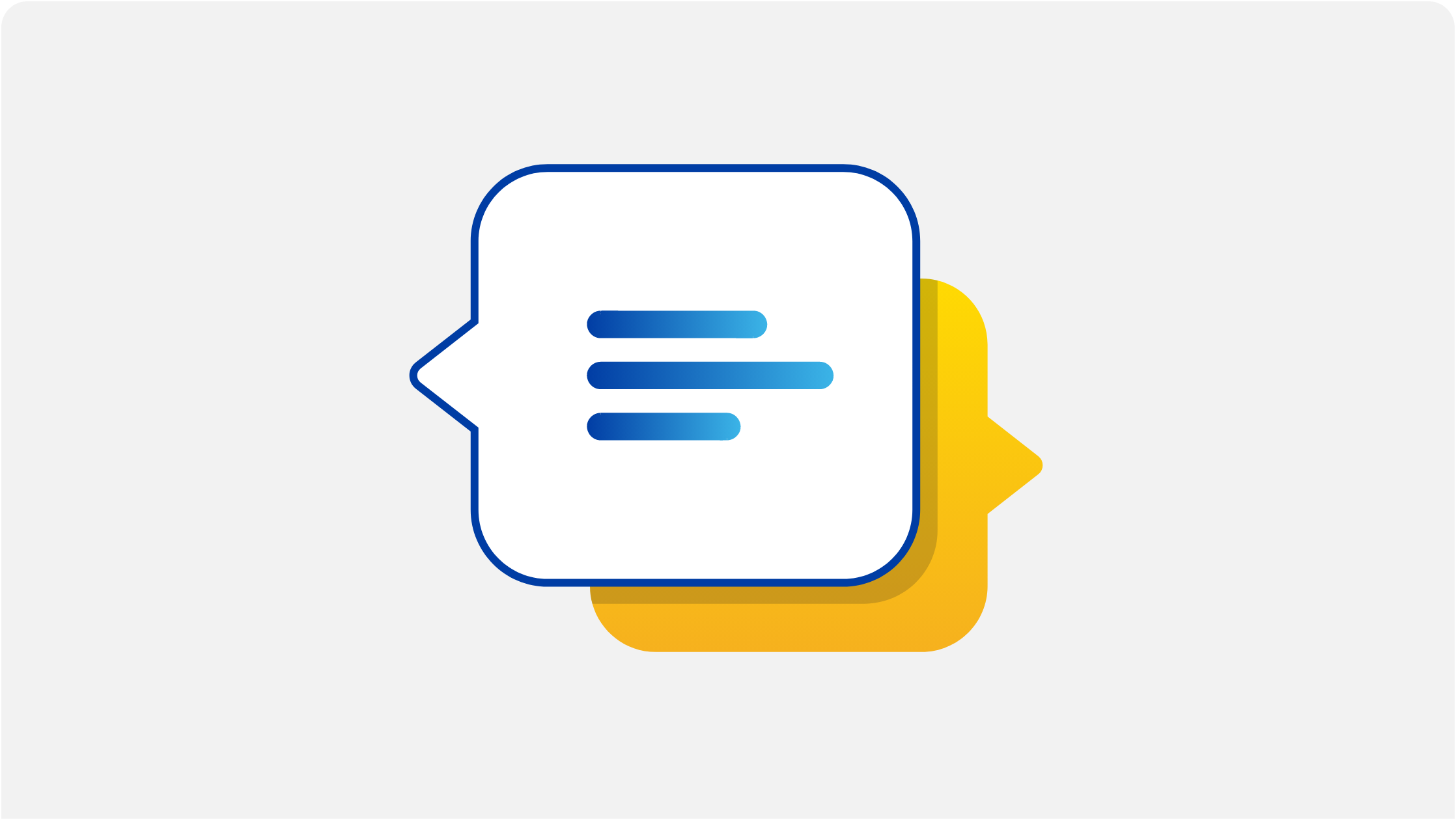 Contact us message bubble icon.