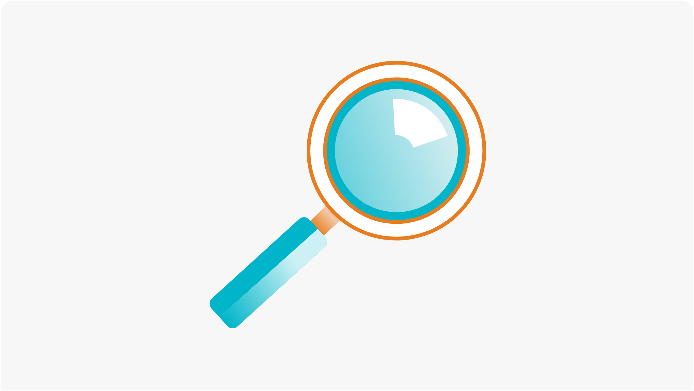 Magnifying glass icon.