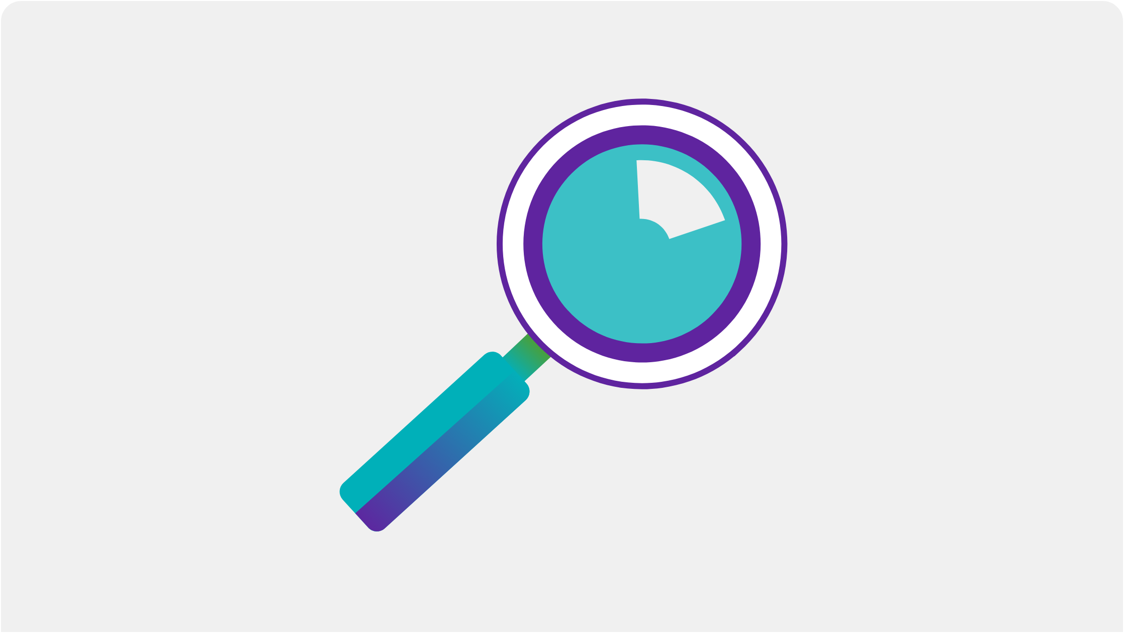 Illustration of a magnifying glass.