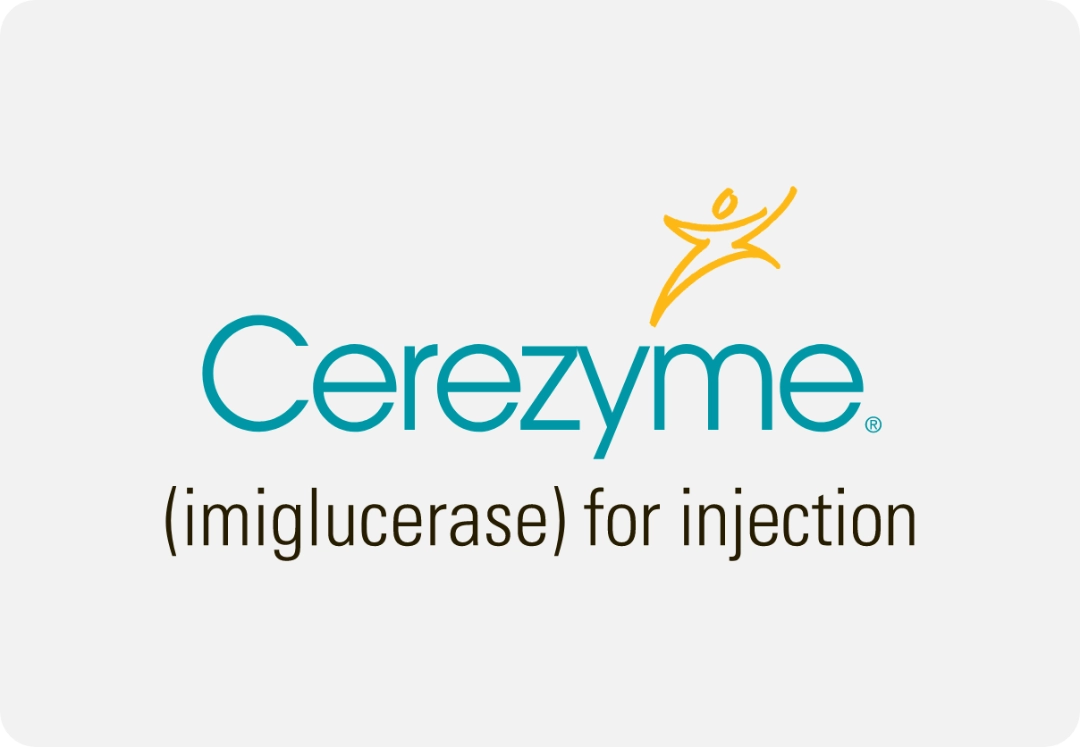 Cerezyme (imiglucerase) for injection logo.