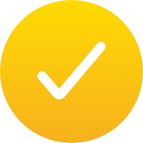 Check mark icon.