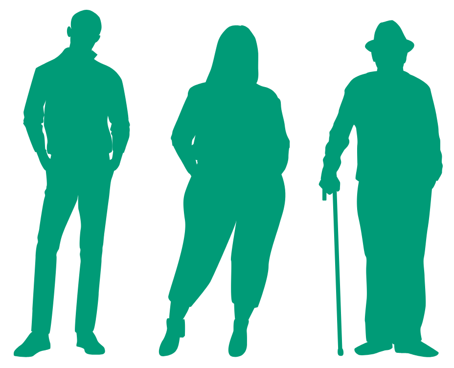 Illustration of adult and adolescent patients aged ≥12 years, weighing ≥40 kg.