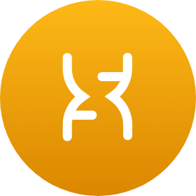 Human DNA icon.