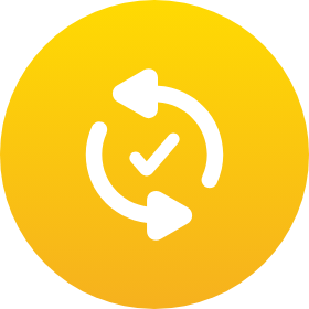 Icon representing maintained stability.