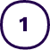 The number 1 within a circle.