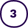 The number 3 within a circle.