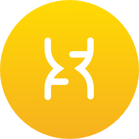 Human DNA icon.