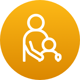 Adult and pediatric patient icon