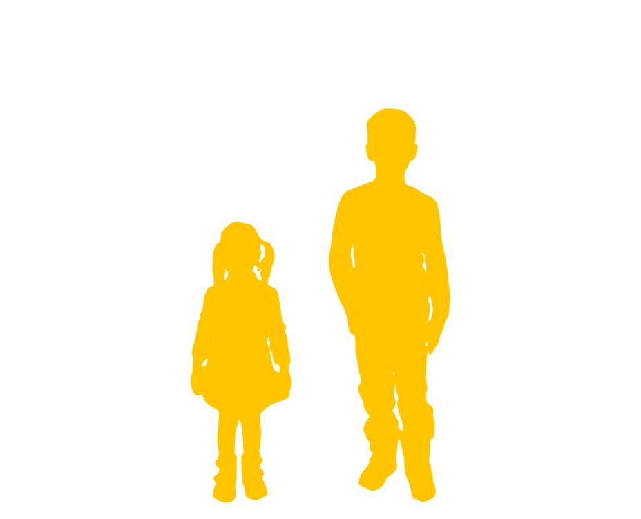 Illustration of infant and children patients aged 1 to 11 years, weighing ≥15 kg.
