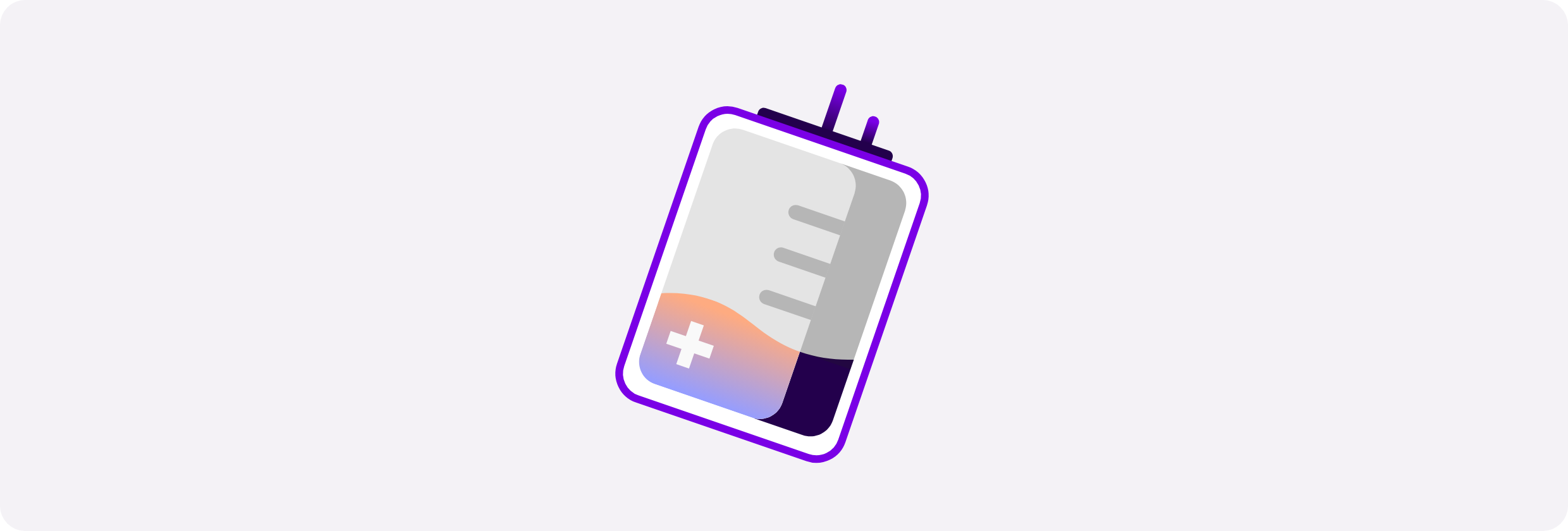 Icon of an infusion bag representing ERT. 